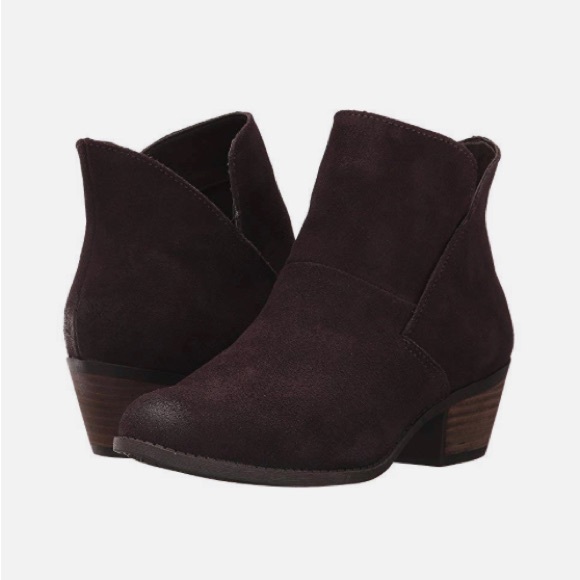 Me Too Brown Suede Booties - Picture 2 of 4